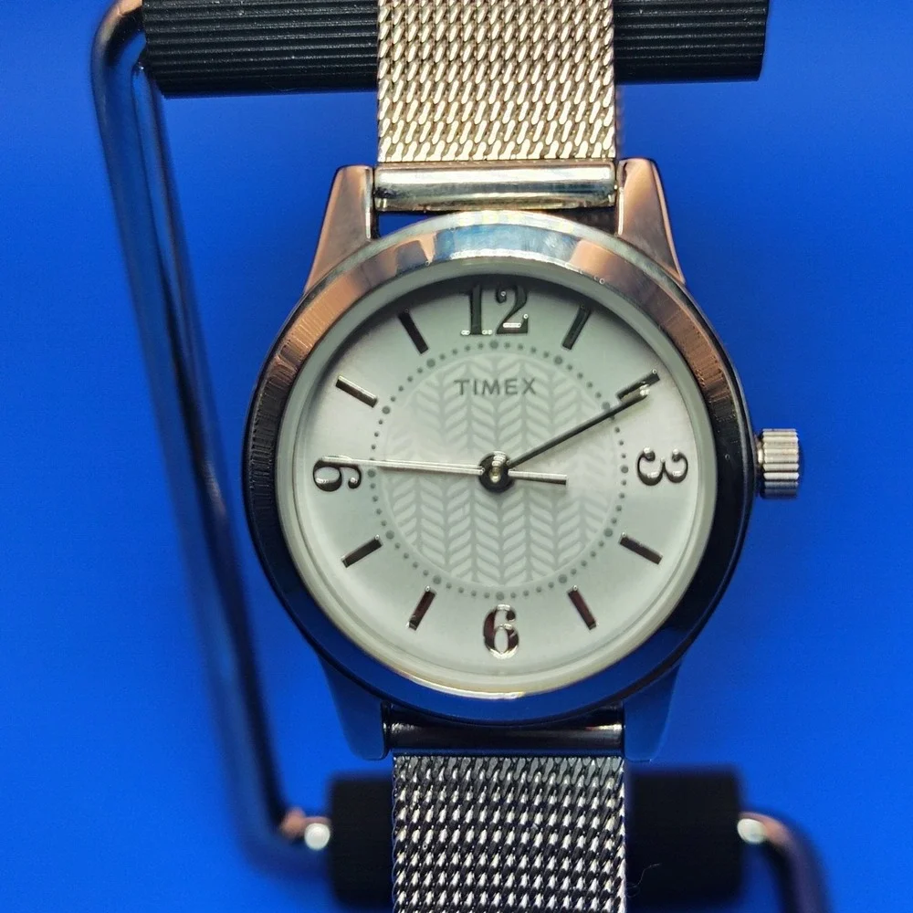 2018 Timex Women's Quartz Watch Stainless Steel Mesh‎ Bracelet